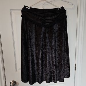 Grave Girls black Velvet skirt